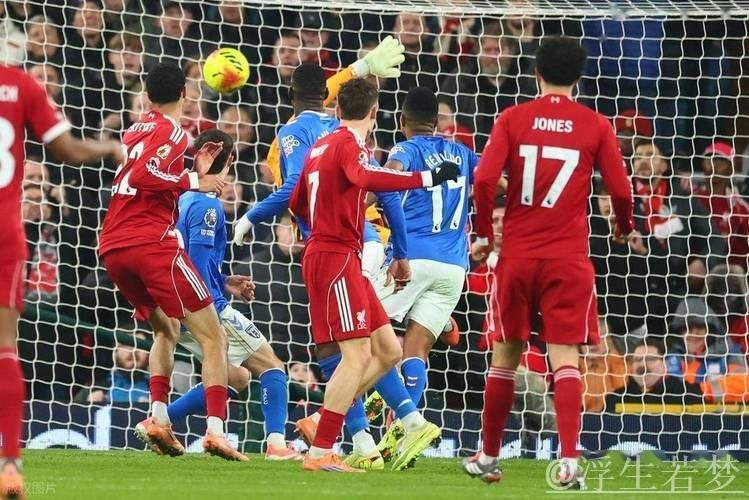 升班马逼平利物浦1-1 范戴克失误 维尔茨制造乌龙救主 升班马逼平利物浦1-1 范戴克失误 维尔茨制造乌龙救主